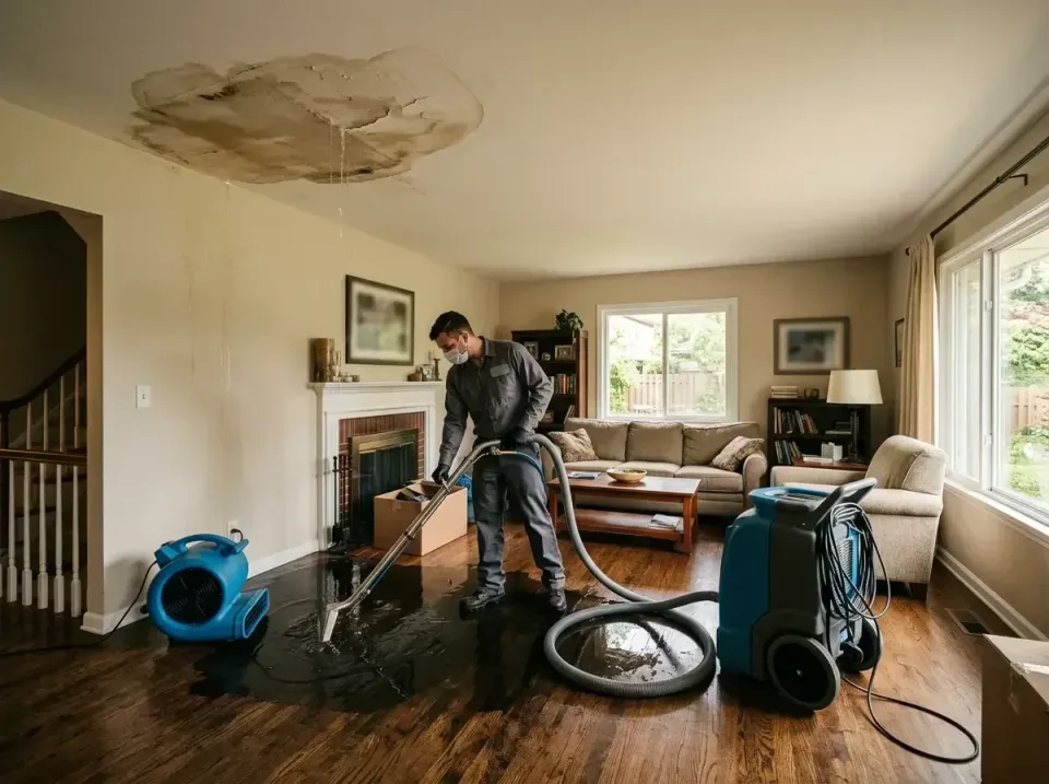 attic-pipe-burst-ceiling-drip-008 — frequently asked questions, Water Damage Restoration & Carpet Care in Mosheim, TN